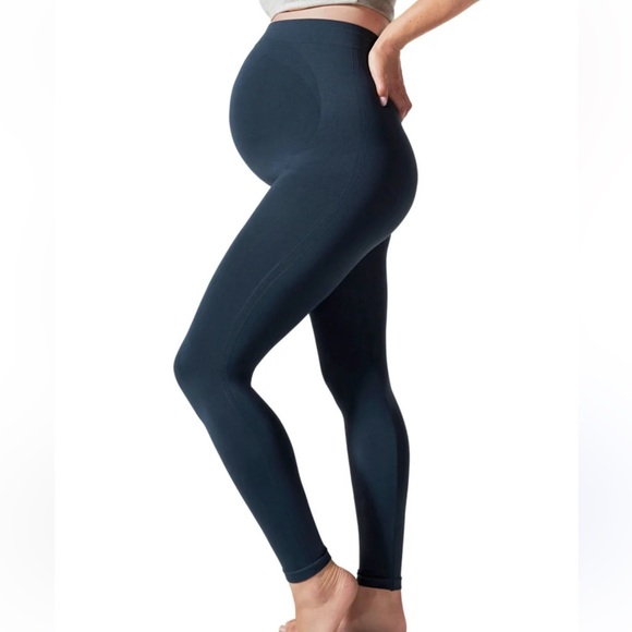 BLANQI every day maternity belly support leggings size medium color stor… - Picture 1 of 9